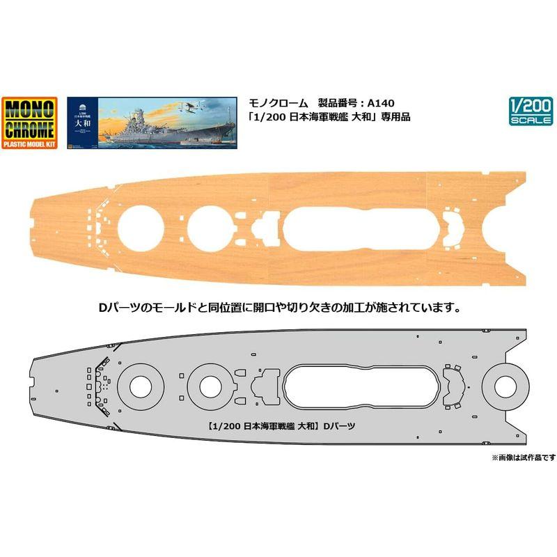 モノクローム 1/200 日本海軍 戦艦 大和 木製甲板セット プラモデル用パーツ A140S 木 1/200 日本海軍 戦艦 大和 木製甲板セット プラモデル用パーツ A140S 木
