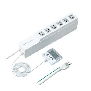 サンワサプライ タイマー付きタップ TAP-RT1