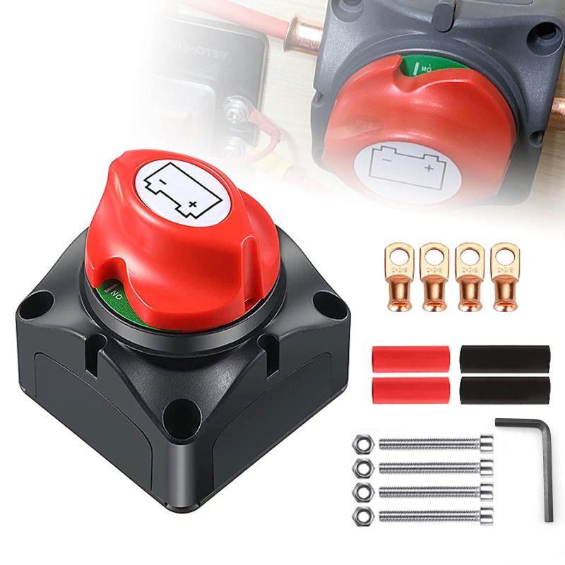 バッテリ切断スイッチ 12 v 24 v 48 v マスター アイソレータ カット オフ スイッチを海洋のボート車トラック ATV UTV