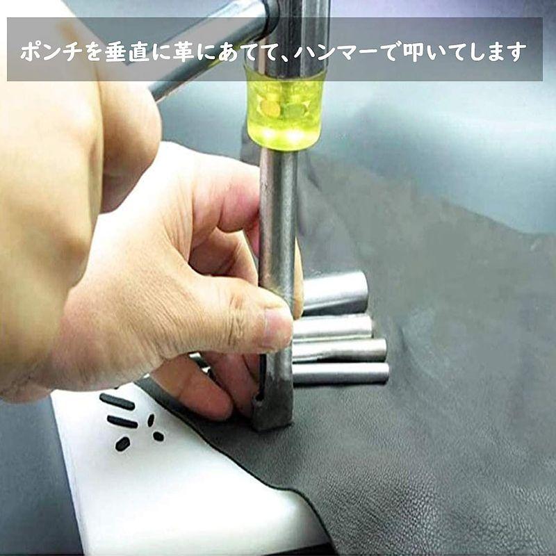 当店一番人気 穴あけ ポンチ 楕円 ポンチ ポンチ レザークラフト 楕円 パンチ セット3x6mm 形 穴あけ DIY 工具 道具 3本 3x8mm 4x レザークラフト道具、材料 BomberRabbitレザークラフト 円形丸穴 穴あけポンチ3本セット 穴あけ 穴あけポンチ ハート 1ミリ 楕円 穴あけパンチ 穴あ