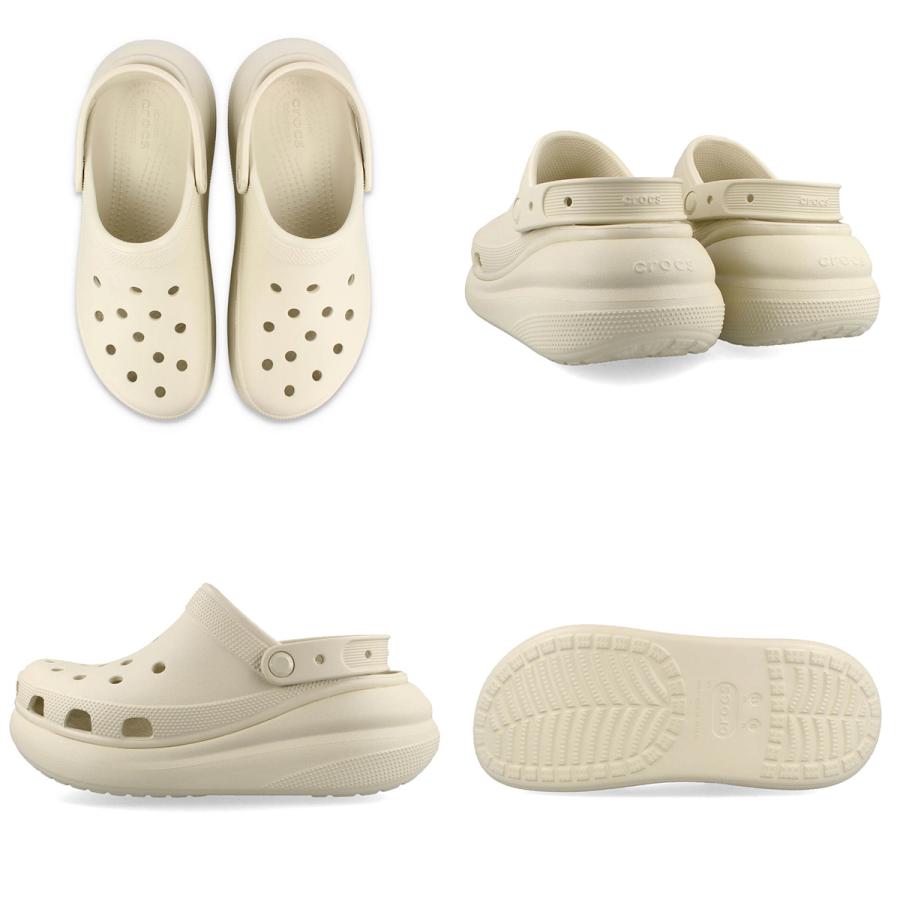 CROCS CLASSIC CRUSH CLOG クロックス クラシック クラッシュ クロッグ サンダル シューズ メンズ レディース BLACK WHITE BONE M.JELLY JUICE 5色展開 207521｜lowtex-plus｜07