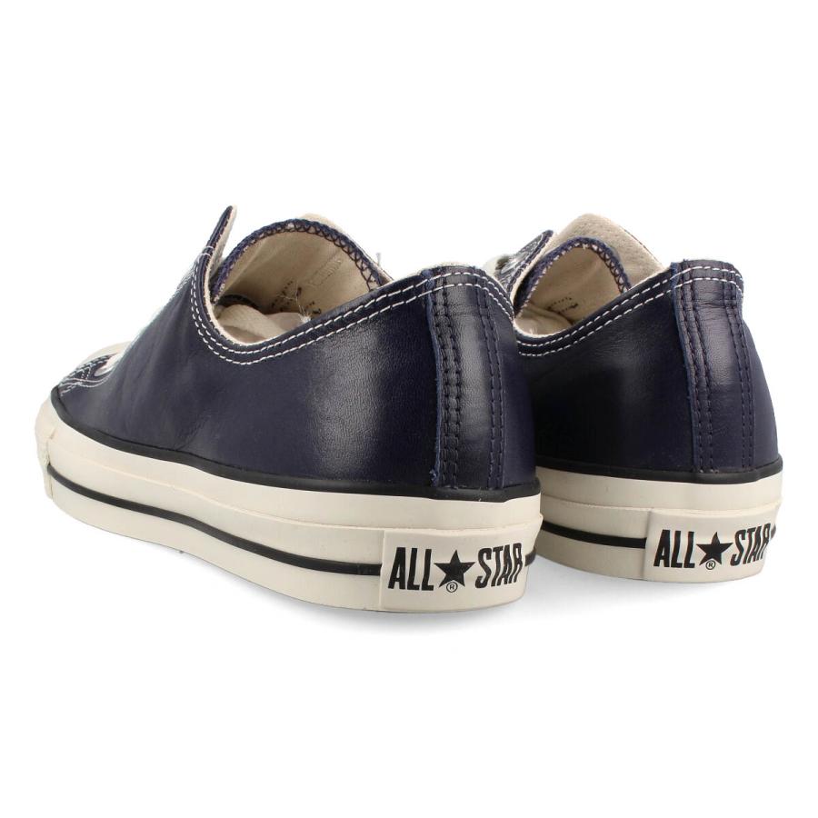 CONVERSE ALL STAR (R) OLIVE GREEN LEATHER OX コンバース