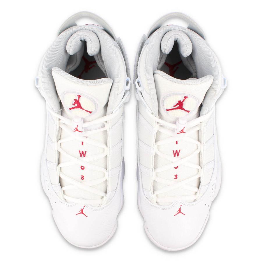 NIKE JORDAN 6 RINGS ナイキ ジョーダン 6 リングス WHITE/MYSTIC HIBISCUS 322992-116｜lowtex-plus｜02