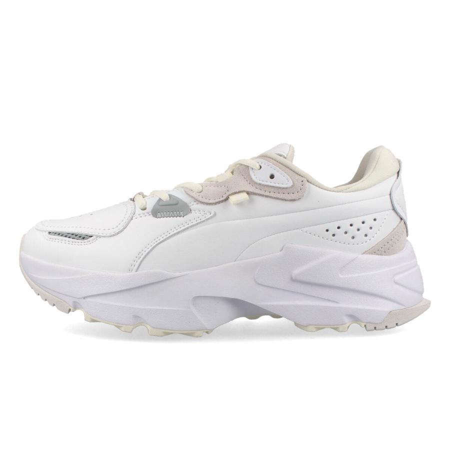 PUMA ORKID WMNS プーマ オーキッド ウィメンズ レディース ローカット 厚底 WHITE/FEATHER GRAY ホワイト 383136-08｜lowtex-plus｜04