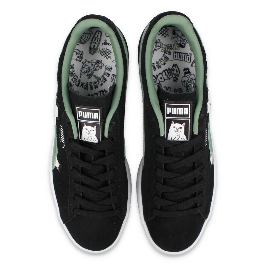 本日価格！！ PUMA SUEDE RIPNDIP プーマ スウェード リップンディップ メンズ BLACK/EUCALYPTUS ブラック 393872-01 【1857441343】(10010円)