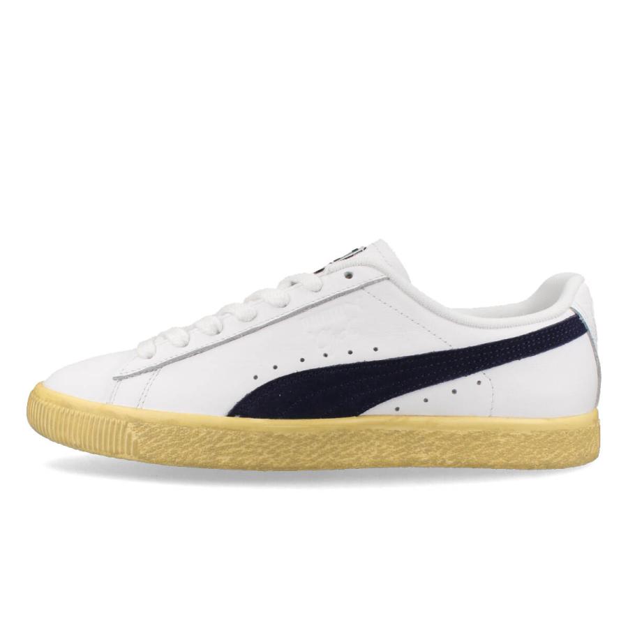 PUMA CLYDE VINTAGE プーマ クライド ヴィンテージ メンズ レディース WHITE/NAVY ホワイト 394687-01｜lowtex-plus｜04