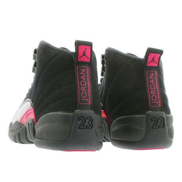 retro 12 black dark grey rush pink