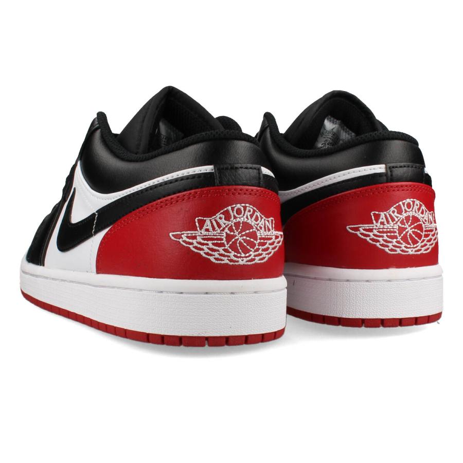 NIKE AIR JORDAN 1 LOW ナイキ エア ジョーダン 1 ロー メンズ WHITE/BLACK/VARSITY RED/WHITE ブラック 553558-161｜lowtex-plus｜03