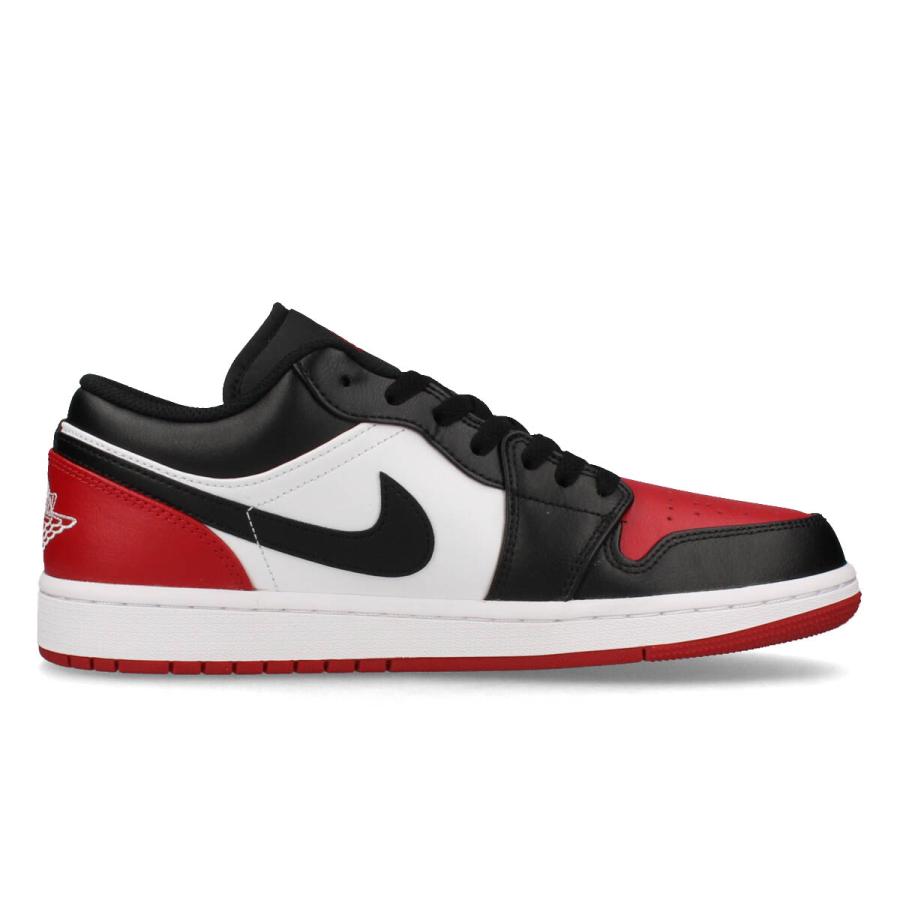 NIKE AIR JORDAN 1 LOW ナイキ エア ジョーダン 1 ロー メンズ WHITE/BLACK/VARSITY RED/WHITE ブラック 553558-161｜lowtex-plus｜05