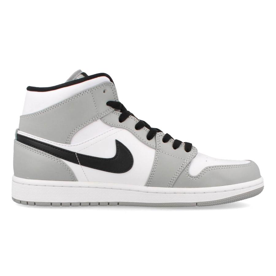 NIKE AIR JORDAN 1 MID ナイキ エア ジョーダン 1 ミッド LIGHT SMOKE GREY/BLACK/WHITE グレー ブラック ホワイト｜lowtex-plus｜05