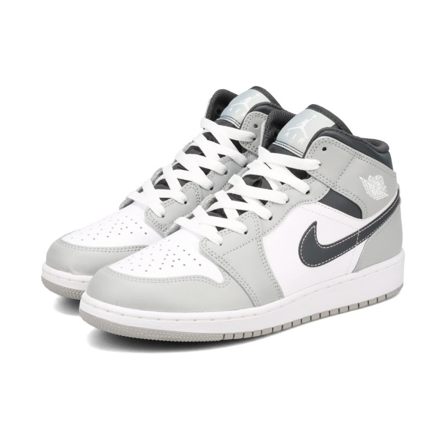 Nike Air Jordan 1 Mid Gs ナイキ エア ジョーダン 1 ミッド Gs Light Smoke Grey White Anthracite 078 078 Lowtex Plus 通販 Yahoo ショッピング