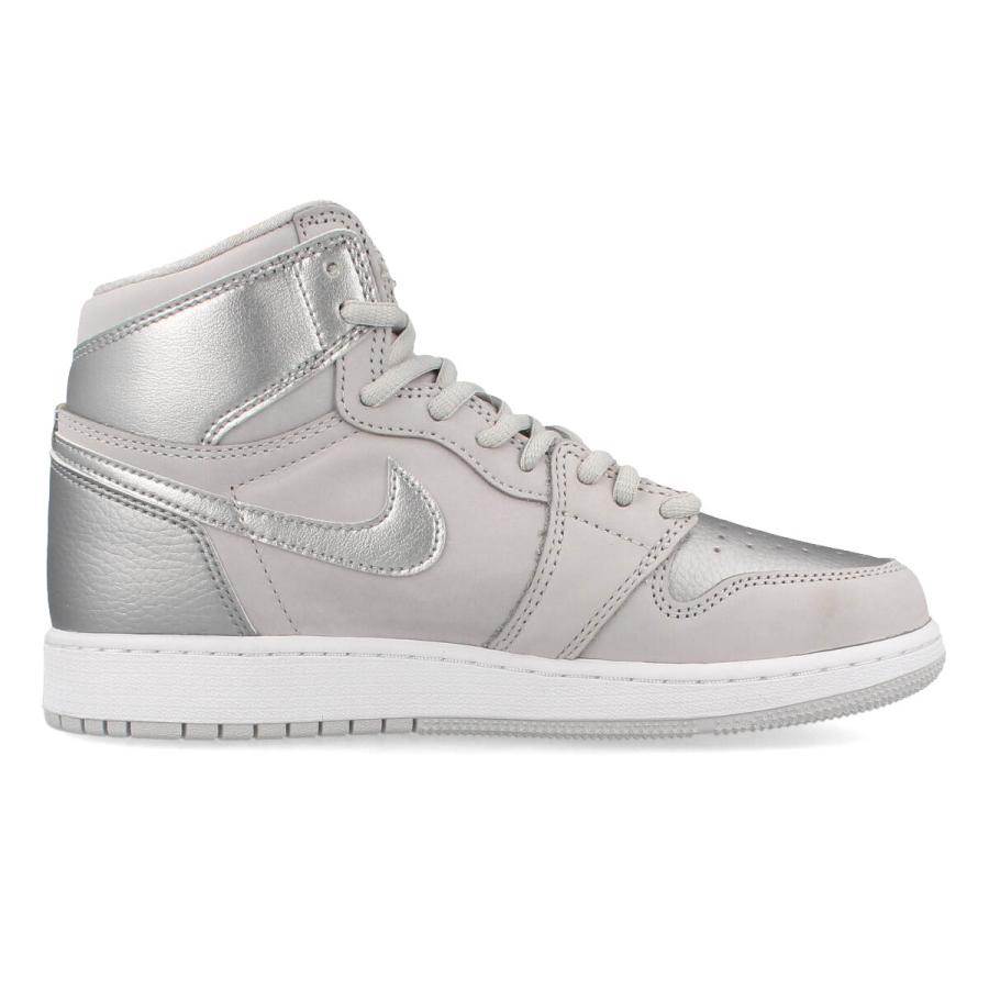 NIKE AIR JORDAN 1 RETRO HIGH OG CO.JP GS【TOKYO】 ナイキ エア ジョーダン 1 レトロ ハイ OG GS NEUTRAL GREY/METALLIC SILVER/WHITE 575441-029｜lowtex-plus｜05