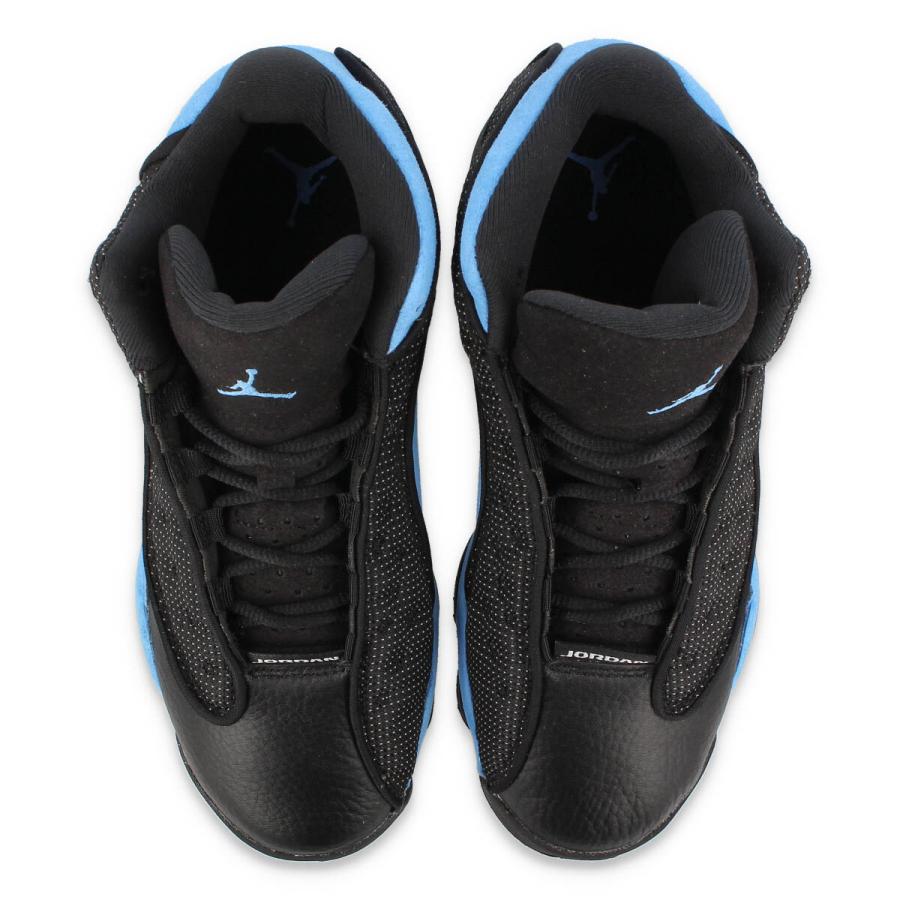 NIKE AIR JORDAN 13 RETRO GS 【UNC】 ナイキ エア ジョーダン 13 レトロ GS BLACK/UNIVERSITY BLUE/WHITE ブラック ブルー 海外限定 日本未発売モデル｜lowtex-plus｜02