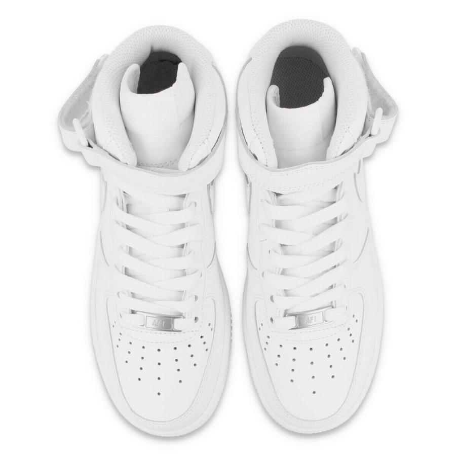 NIKE WMNS AIR FORCE 1 MID '07 ナイキ ウィメンズ エア フォース 1 ミッド '07 WHITE/WHITE DD9625-100｜lowtex-plus｜03