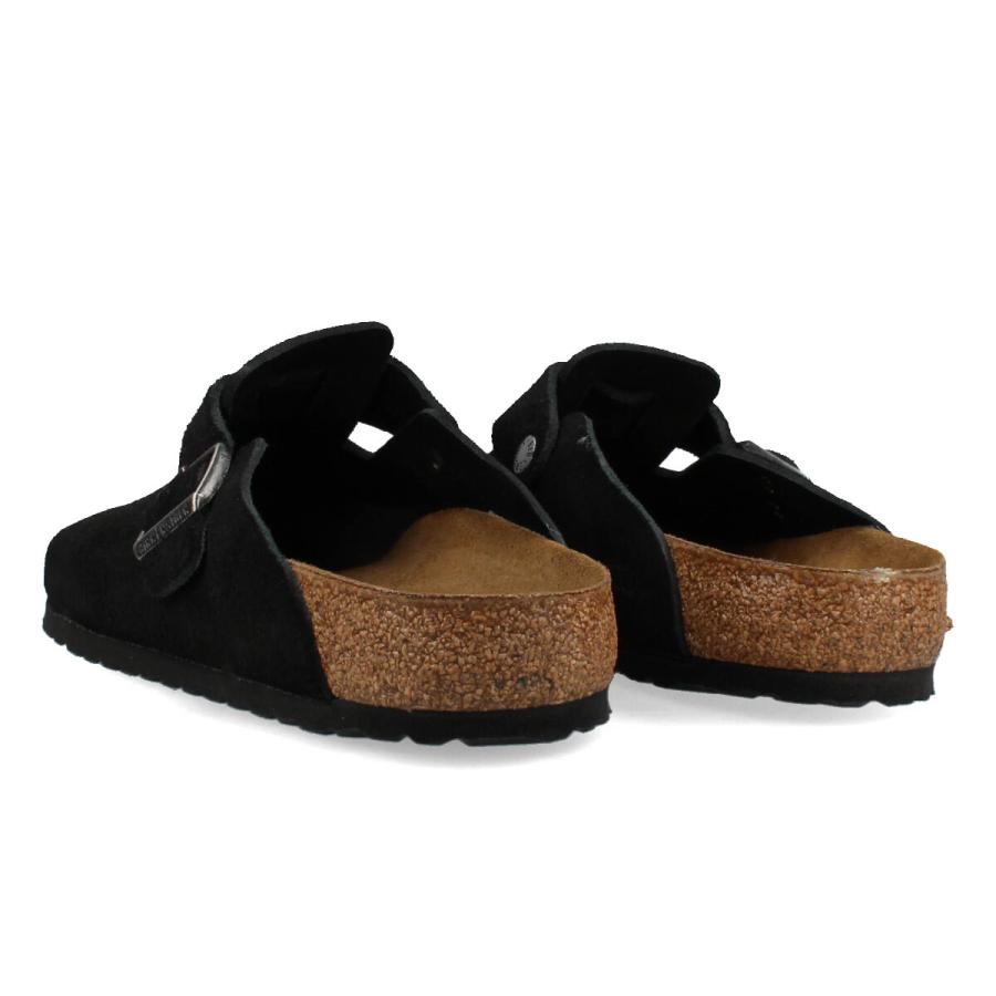 BIRKENSTOCK BOSTON SUEDE LEATHER 【REGULAR】 ビルケンシュトック ボストン スエードレザー レギュラー幅 メンズ レディース BLACK ブラック BKS-1027142｜lowtex-plus｜03