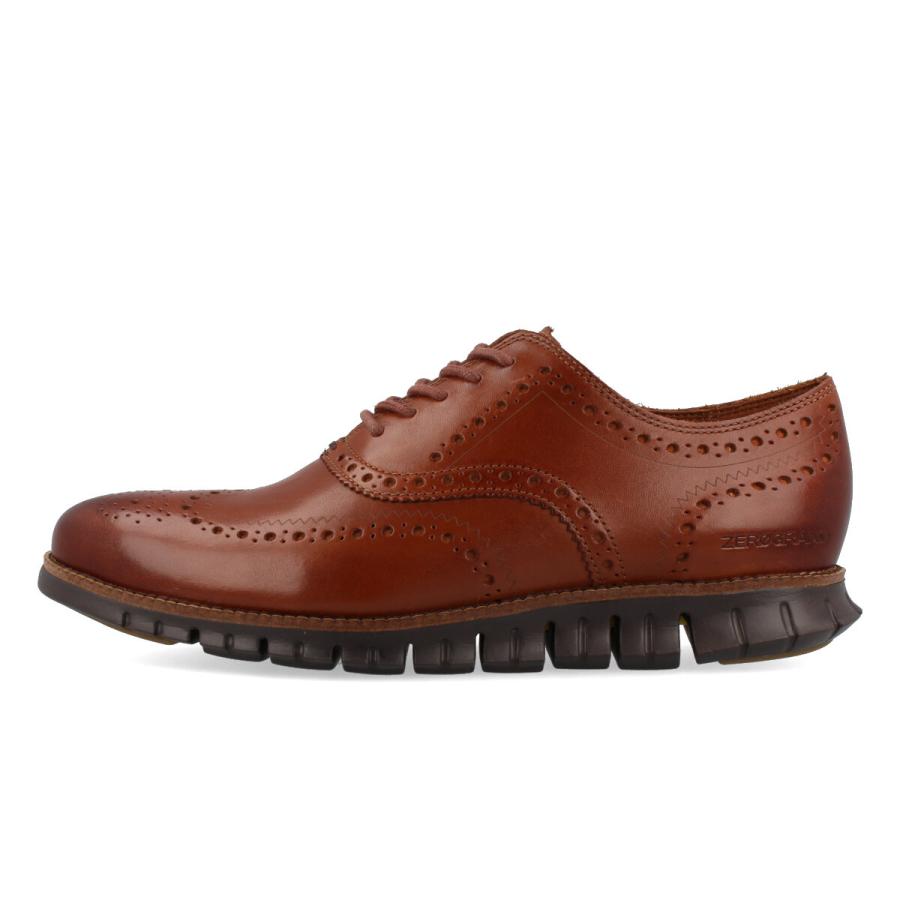 COLE HAAN ZEROGRAND WINGTIP OXFORD コールハーン ゼログランド ウィングチップ オックスフォード BRITISH TAN LEATHER/JAVA C29411｜lowtex-plus｜04