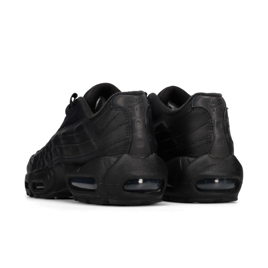 【極美品】NIKE ナイキ AIR MAX95 BLACK/BLACK 24.5 NIKE AIR MAX 95 ESSENTIAL BLACK/BLACK-DARK GREY（ナイキ エア
