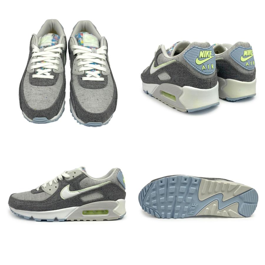 【アウトレット】 NIKE AIR MAX 90 NRG 【RECYCLED CANVAS】 ナイキ エア マックス 90 NRG メンズ VAST GREY/WHITE/BARELY VOLT グレー ck6467-001-ol｜lowtex-plus｜02