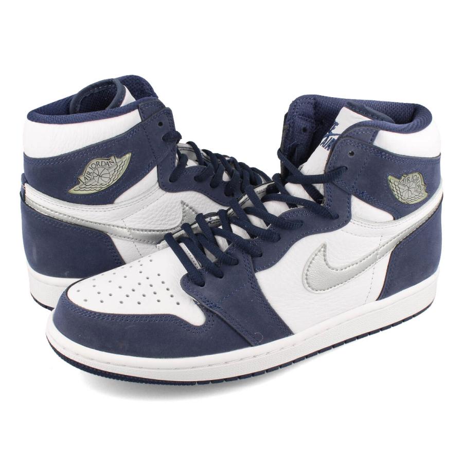 NIKE AIR JORDAN 1 RETRO HIGH OG CO.JP ナイキ エア ジョーダン 1 レトロ ハイ OG CO.JP  WHITE/MIDNIGHT NAVY/METALLIC SILVER dc1788-100 : dc1788-100 : LOWTEX PLUS -  通販 - 