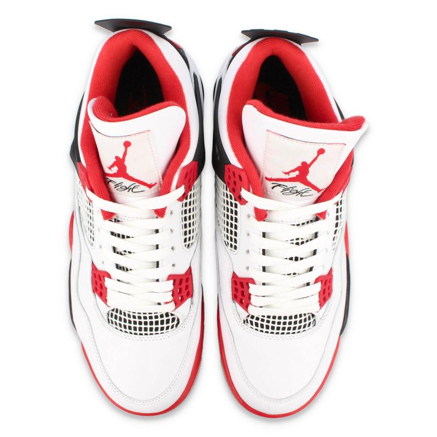 NIKE AIR JORDAN 4 RETRO ナイキ エア ジョーダン 4 レトロ WHITE/FIRE RED/BLACK/TECH GREY dc7770-160｜lowtex-plus｜02