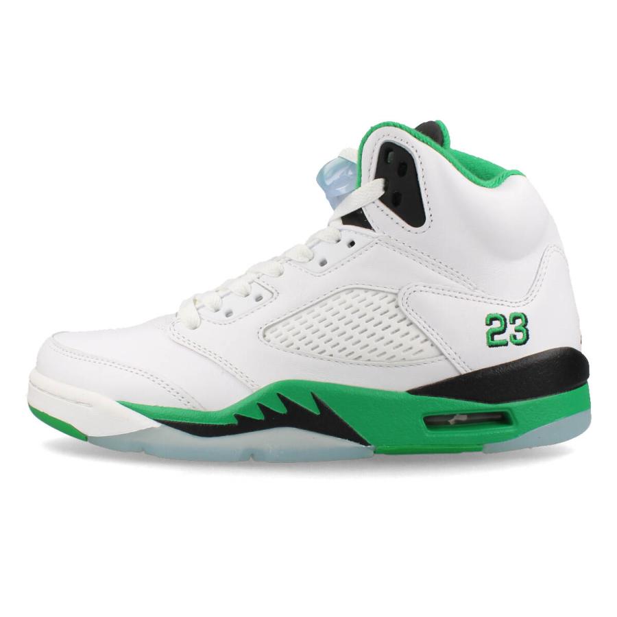 NIKE WMNS AIR JORDAN 5 RETRO ナイキ ウィメンズ エア ジョーダン 5 レトロ レディース WHITE/LUCKY GREEN/BLACK/ICE BLUE ホワイト DD9336-103｜lowtex-plus｜04