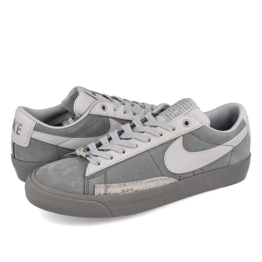 NIKE SB ZOOM BLAZER LOW QS 【FORTY PERCENT AGAINST RIGHTS】 ナイキ SB ズーム ブレーザー ロー QS COOL GREY/WOLF GREY dn3754-001｜lowtex-plus