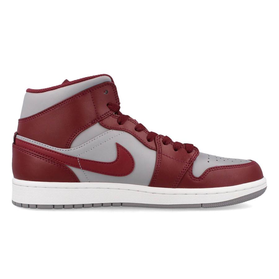 NIKE AIR JORDAN 1 MID ナイキ エア ジョーダン 1 ミッド CHERRYWOOD RED/WHITE/CEMENT GREY レッド グレー｜lowtex-plus｜05