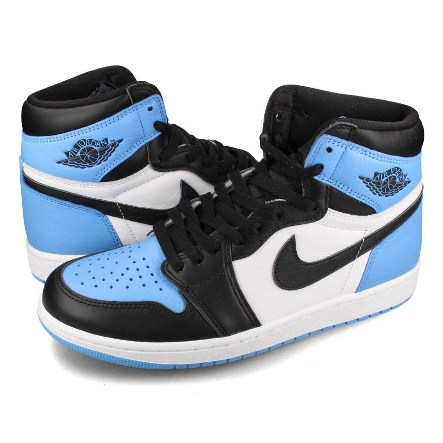 NIKE AIR JORDAN 1 RETRO HIGH OG 【UNC】 ナイキ エア ジョーダン 1 レトロ ハイ OG メンズ  UNIVERSITY BLUE/BLACK/WHITE ブラック dz5485-400 : dz5485-400 : LOWTEX PLUS - 通販  -