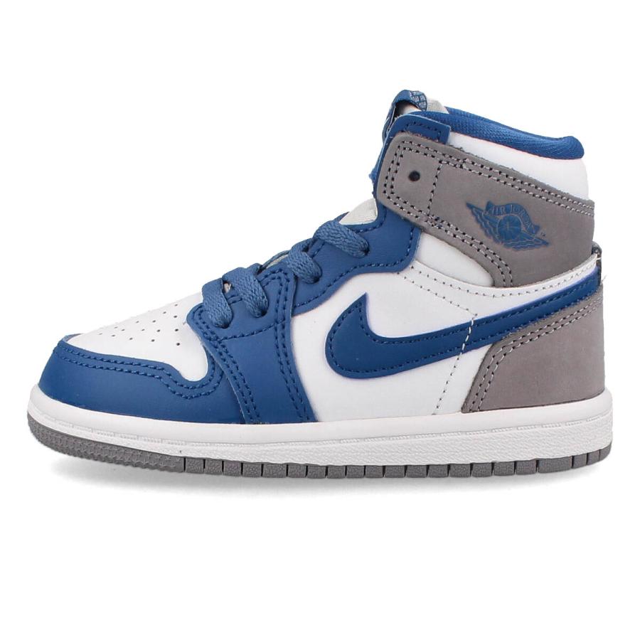 NIKE AIR JORDAN 1 RETRO HIGH OG TD ナイキ エア ジョーダン 1 レトロ ハイ OG TD TRUE BLUE/WHITE/CEMENT GREY ブルー ホワイト グレー｜lowtex-plus｜04