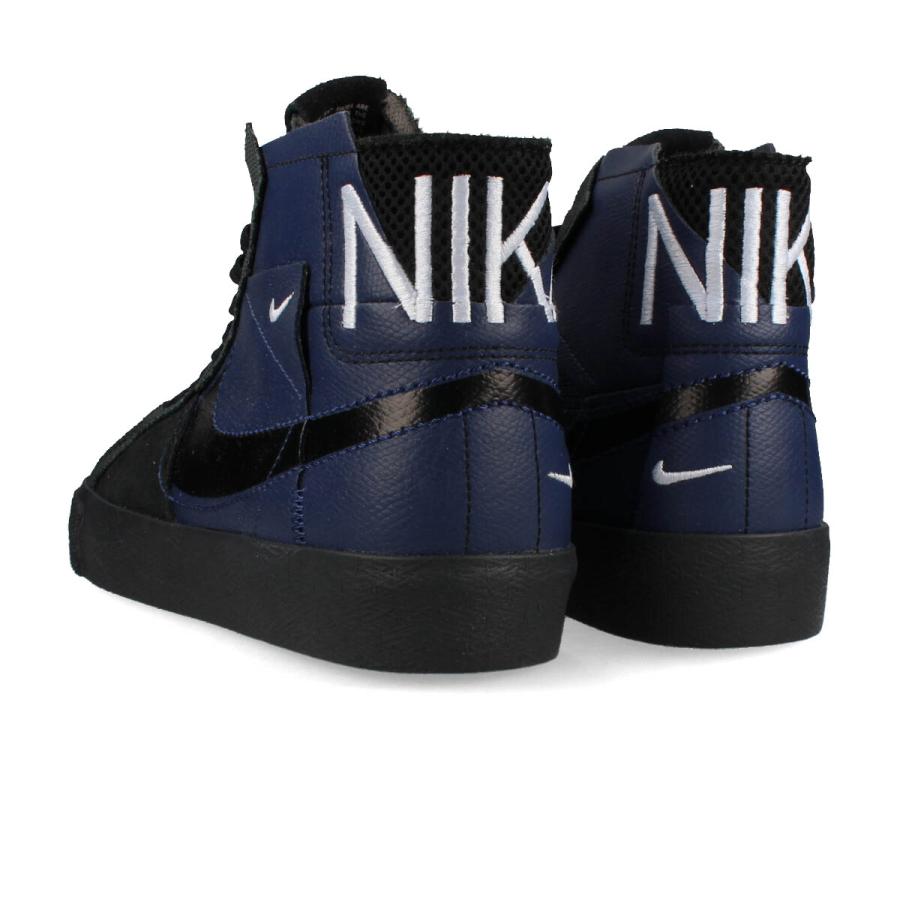 NIKE SB ZOOM BLAZER MID PREMIUM ナイキ SB ブレザー ズーム ミッド プレミアム メンズ MIDNIGHT NAVY/FOOTBALL GREY/ANTHRACITE/BLACK ブラック fd5113-400｜lowtex-plus｜03