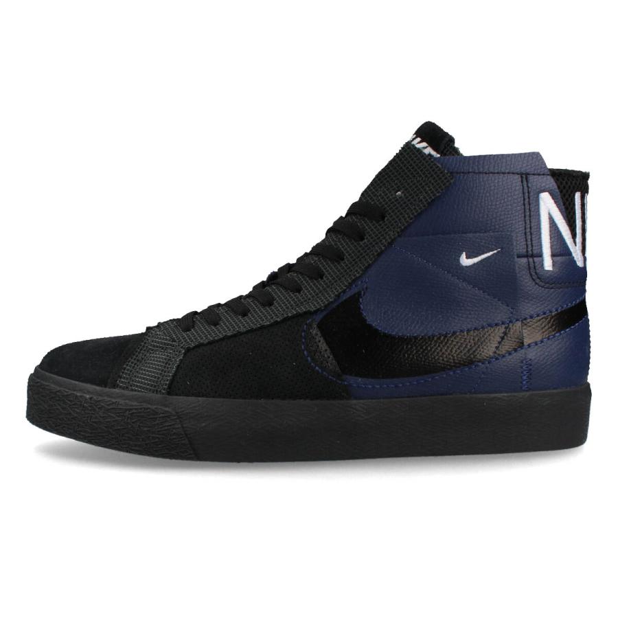 NIKE SB ZOOM BLAZER MID PREMIUM ナイキ SB ブレザー ズーム ミッド プレミアム メンズ MIDNIGHT NAVY/FOOTBALL GREY/ANTHRACITE/BLACK ブラック fd5113-400｜lowtex-plus｜04