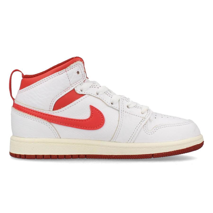 NIKEエアジョーダン1 MID オレンジ/ホワイト 希少品 【公式通販】