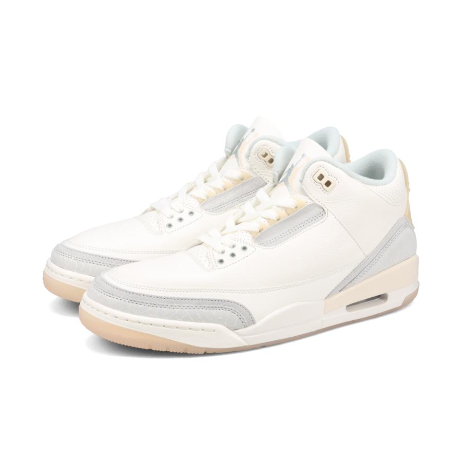 NIKE ナイキ FJ9479-100 Air Jordan 3 Craft Ivory エアジョーダン3 クラフト アイボリー スニーカー ホワイト系 ライトブルー系 27cm【新古品】【未使用】【中古】 エア ジョーダン 3 NIKE AIR JORDAN RETRO CRAFT ナイキ レトロ