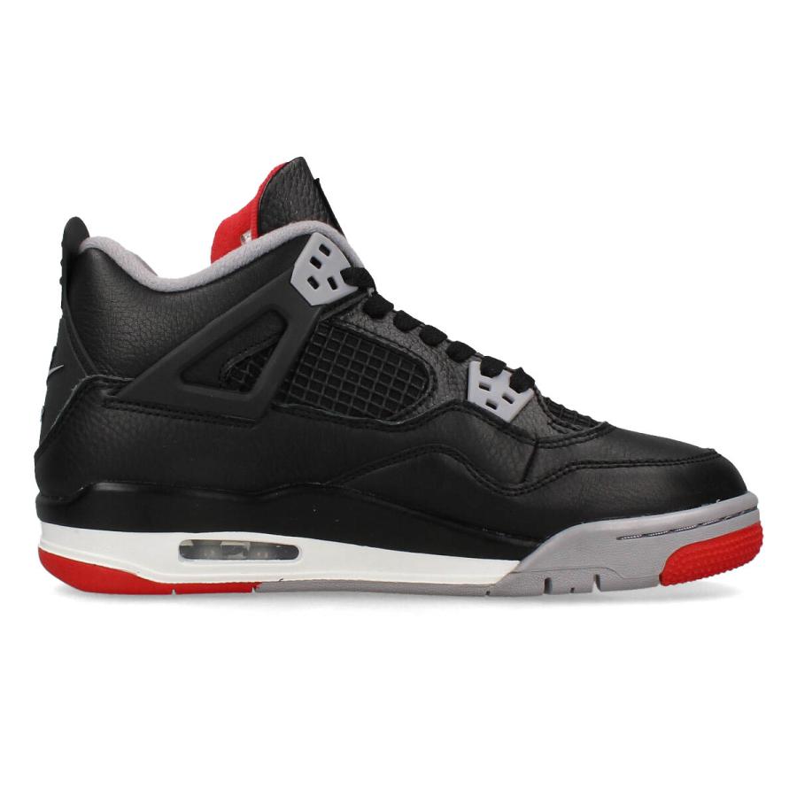 NIKE AIR JORDAN 4 RETRO GS 【BRED REIMAGINED】 ナイキ エア ジョーダン 4 レトロ レディース BLACK/CEMENT GREY/SUMMIT WHITE ブラック FQ8213-006｜lowtex-plus｜05