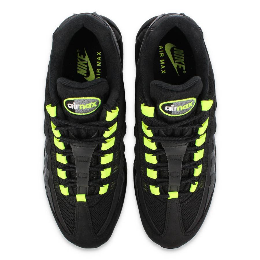 NIKE AIR MAX 95 ナイキ エア マックス 95 海外限定 日本未発売モデル メンズ BLACK/VOLT/ANTHRACITE ブラック FV4710-001｜lowtex-plus｜02