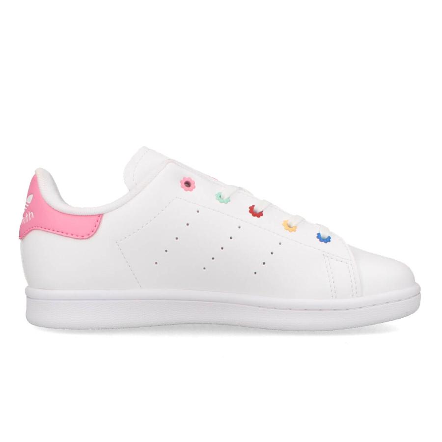 adidas STAN SMITH C HELLO KITTY アディダス スタンスミス チャイルド ハローキティ 子ども FTWR WHITE/FTWR WHITE/BLISS PINK ホワイト id7231｜lowtex-plus｜05