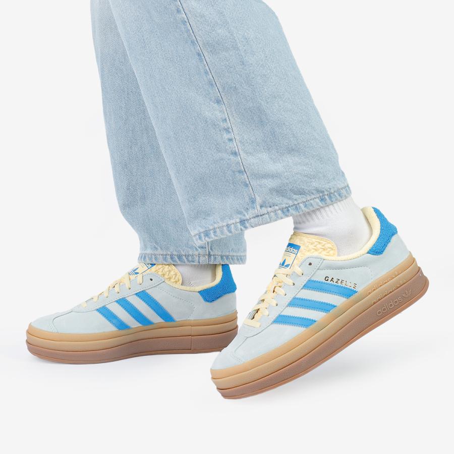 adidas GAZELLE BOLD W アディダス ガッツレー ガゼル ボールド ウィメンズ レディース ALMOST BLUE/BRIGHT BLUE/ALMOST YELLOW ブルー IE0430｜lowtex-plus｜08