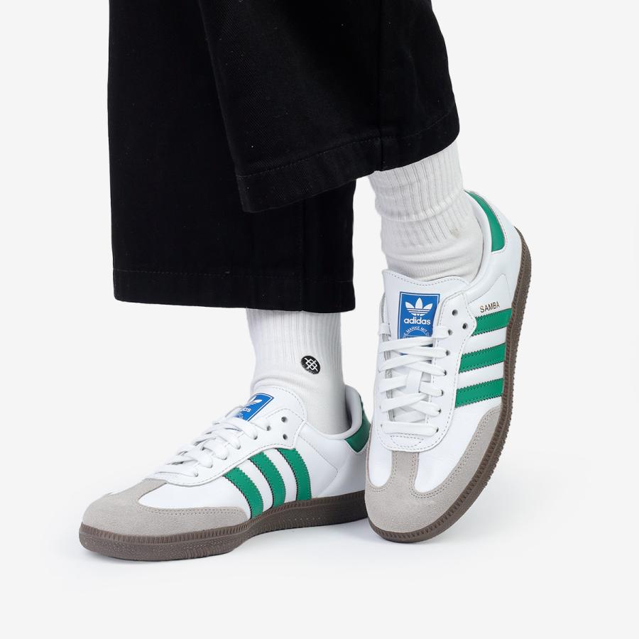 【30%OFF】 adidas SAMBA OG アディダス サンバ OG メンズ レディース FTWR WHITE/GREEN/SUPPLIER COLOR ホワイト IG1024 | SAMBA | 08