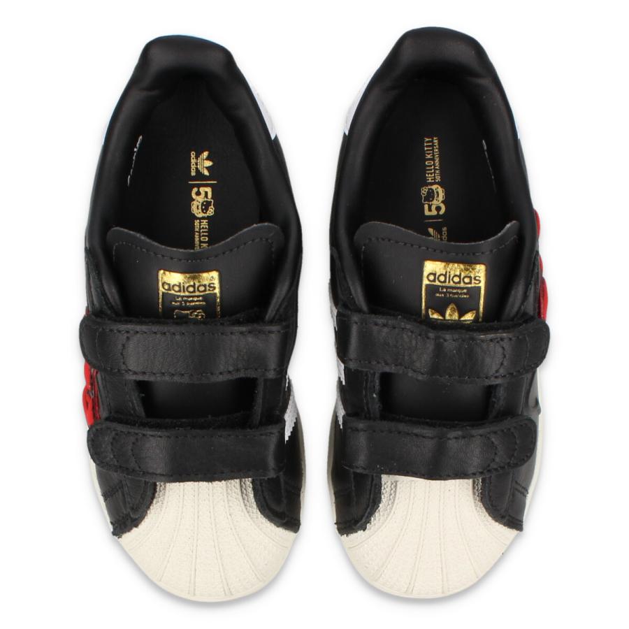 adidas SST CF I アディダス SST CF I ベビー 子ども CORE BLACK/FTWR WHITE/RED ブラック IG6997 | SST | 01