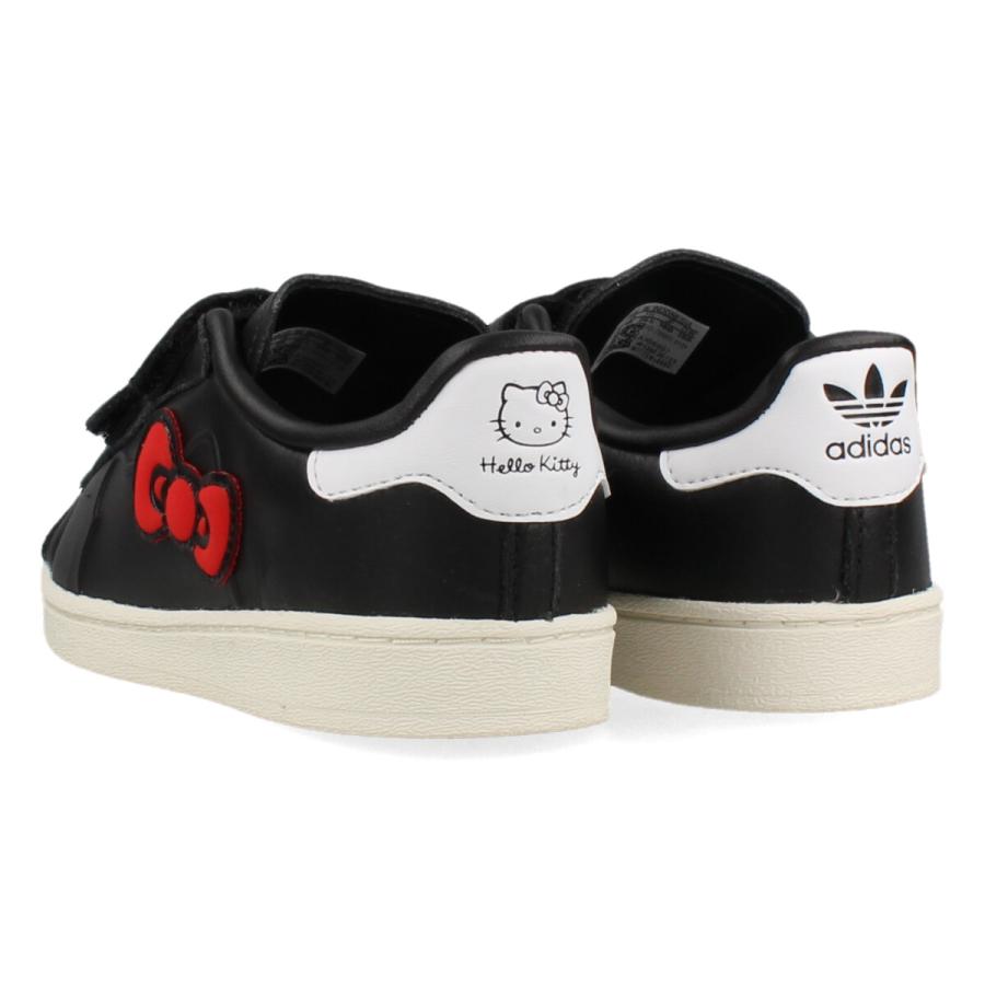 adidas SST CF I アディダス SST CF I ベビー 子ども CORE BLACK/FTWR WHITE/RED ブラック IG6997 | SST | 02