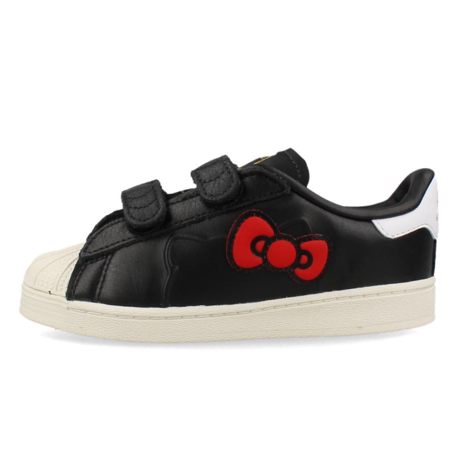 adidas SST CF I アディダス SST CF I ベビー 子ども CORE BLACK/FTWR WHITE/RED ブラック IG6997 | SST | 03