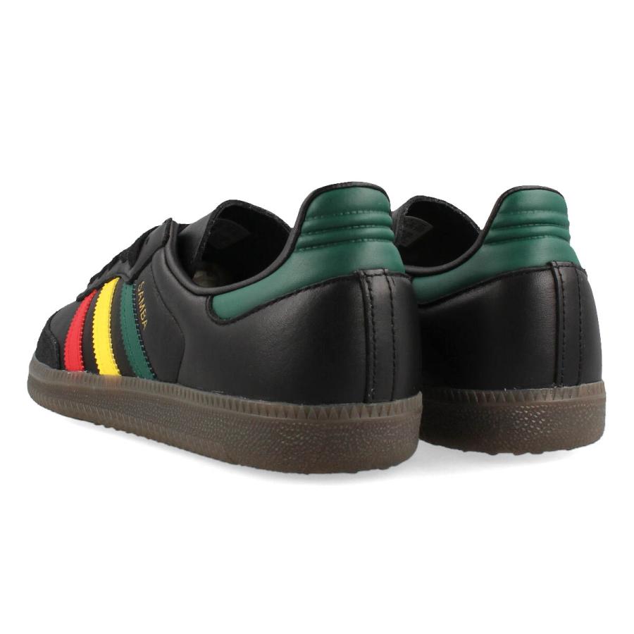 adidas SAMBA OG アディダス サンバ OG メンズ レディース CORE BLACK/YELLOW/COLLEGE GREEN ブラック IH3119｜lowtex-plus｜03