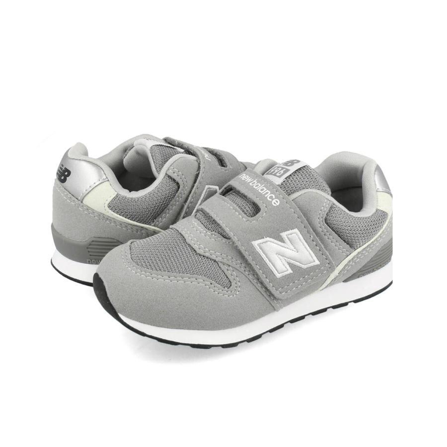 NEW BALANCE IZ996 ニューバランス IZ996 キッズサイズ インファント スニーカー 子供靴 ゴム紐 ベルクロ グレー ブラック ネイビー 12.0cm〜16.5cm｜lowtex-plus｜03