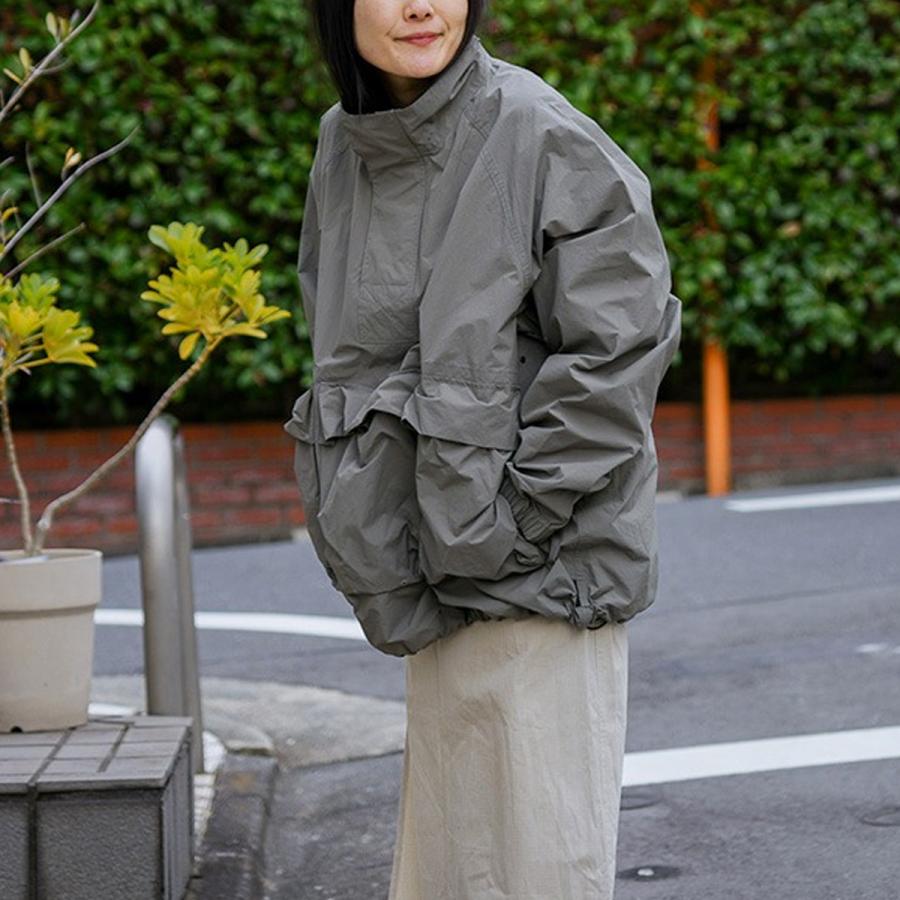 美品  Peak スノーピーク ナイロンタッサー アノラック グレー snow peak（スノーピーク） 【40%OFF】 SNOW PEAK NYLON TUSSAH ANORAK