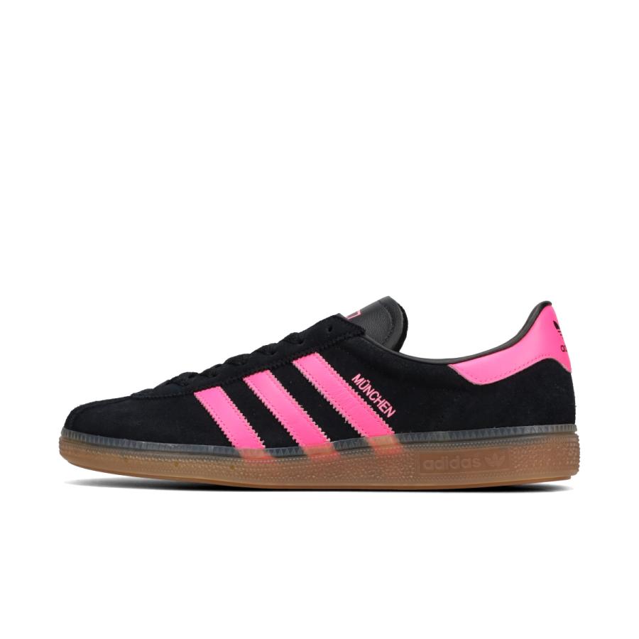 【30%OFF】 adidas MUENCHEN アディダス ミュンヘン メンズ レディース CORE BLACK/LUCID PINK/GUM ブラック JS4000 | adidas Originals | 03