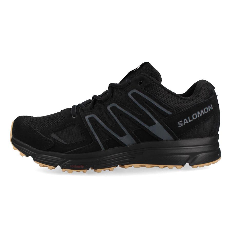 SALOMON X-MISSION 4 サロモン エックスミッション 4 スエード メンズ レディース BLACK/EBONY/GUM3 ブラック｜lowtex-plus｜04