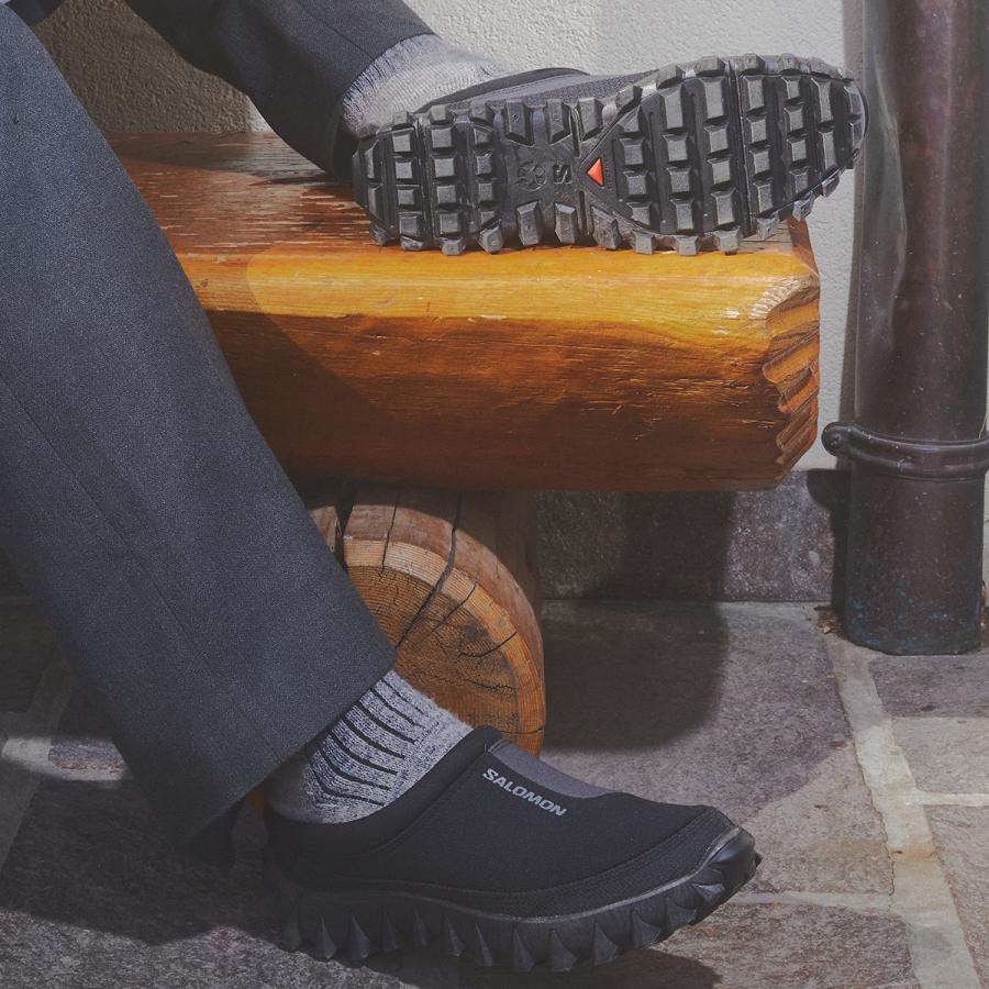 SALOMON SNOWCLOG サロモン スノー クロッグ メンズ レディース BLACK  