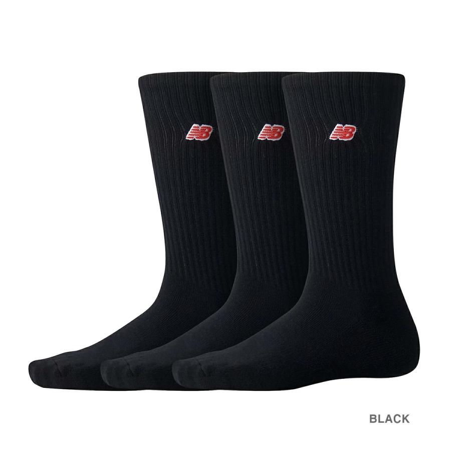 NEW BALANCE PATCH LOGO 3P SOCKS ニューバランス パッチロゴ 3P ソックス メンズ las33763 | New Balance | 01
