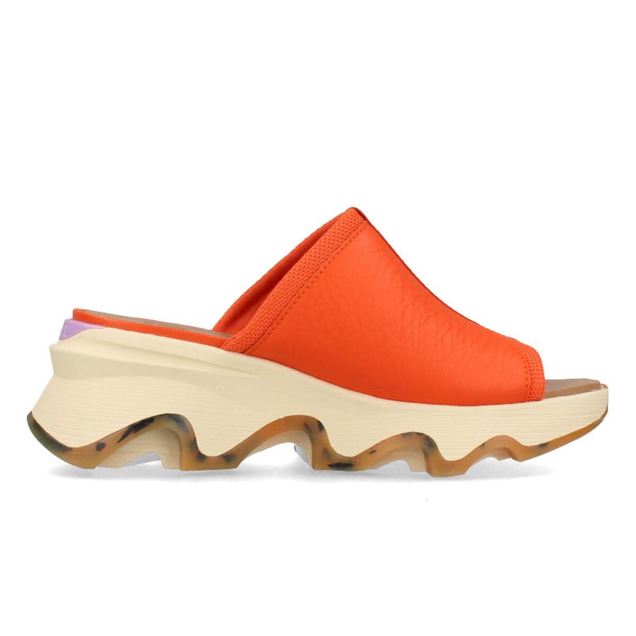 SOREL KINETIC IMPACT SLIDE HIGH SANDAL ソレル キネティックインパクトスライドハイサンダル レディース OPTIMIZED ORANGE/HONEY WHITE オレンジ NL4961-862｜lowtex-plus｜05