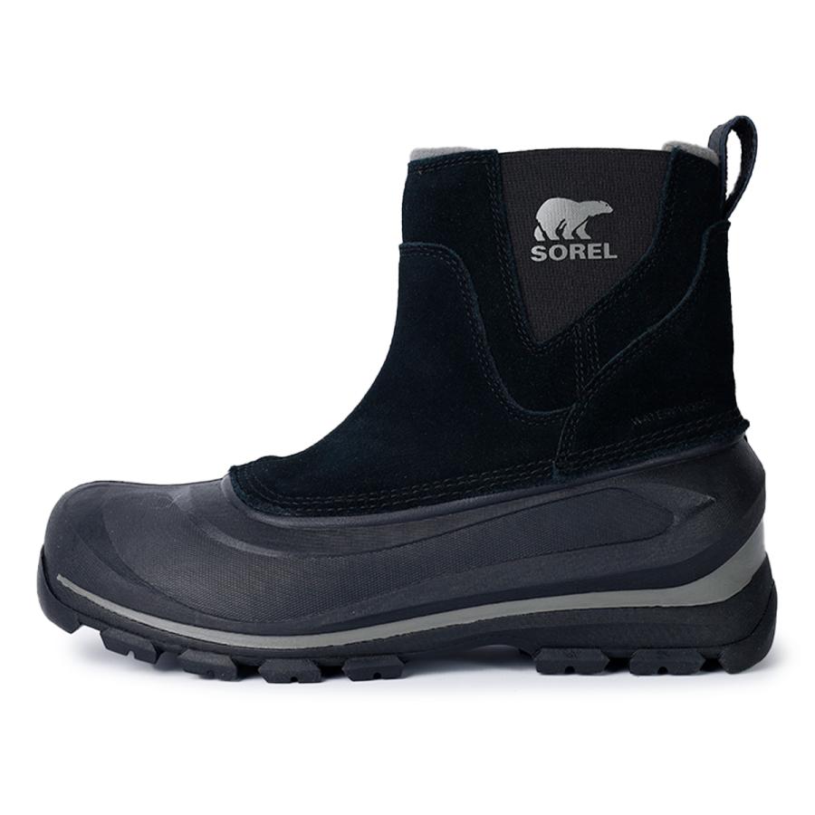 SOREL BUXTON PULL ON WP ソレル バクストン プルオン ウォータープルーフ メンズ ブーツ 防水 BLACK ブラック 黒 nm2738-010｜lowtex-plus｜04